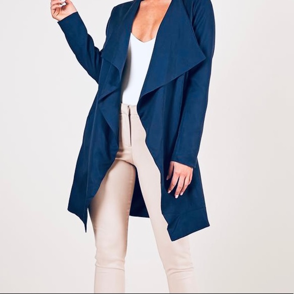 Navy 💕 cascading light jacket